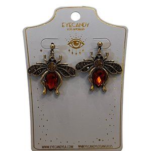 New Eye Candy Bee Earrings